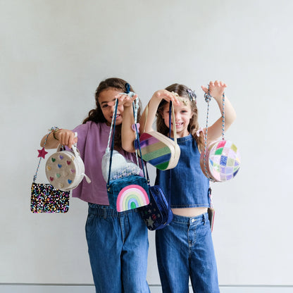 תיק לבבות צבעוני multi colored heart bag Mimi&Lula