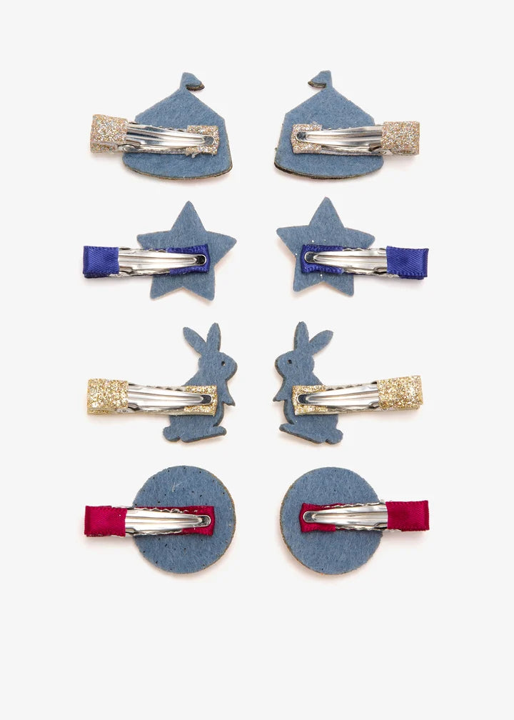 סט 8 סיכות קטנות לשיער circus Mimi&Lula