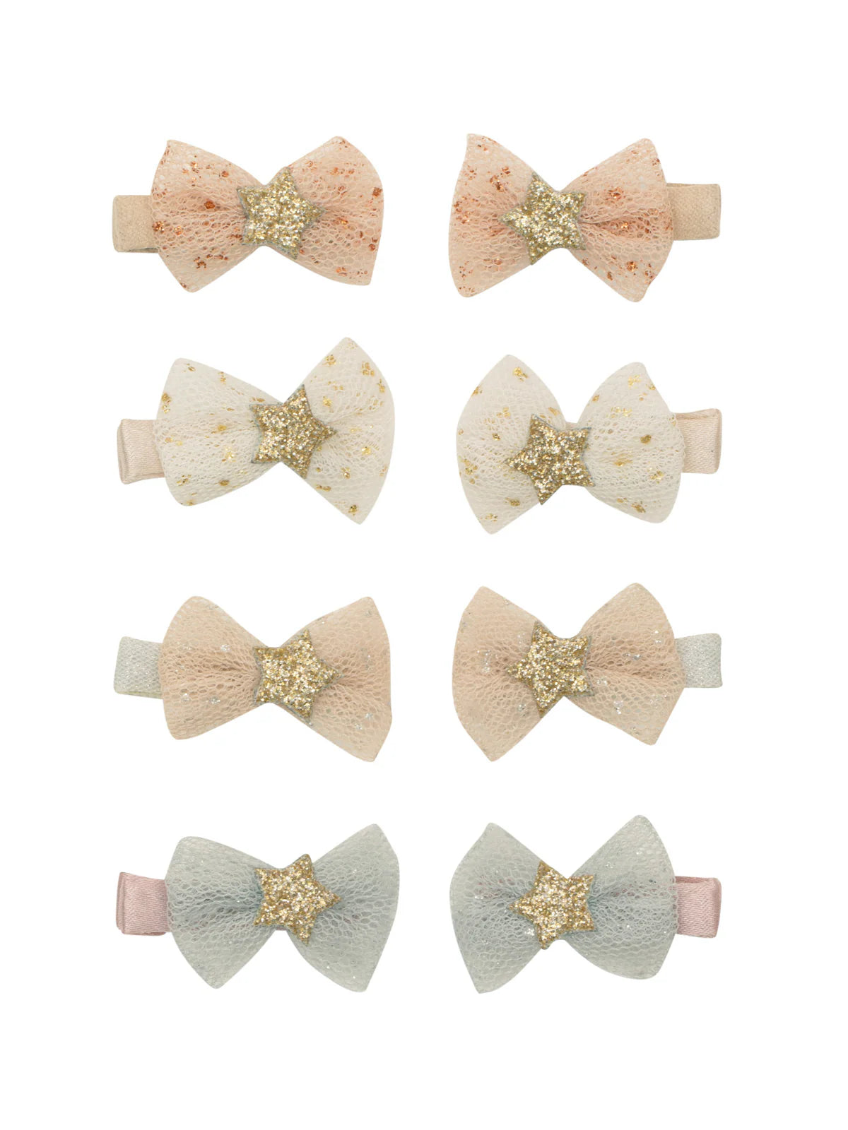 סט 8 סיכות פפיון לשיער Tutu Bow Hair Clips
Mimi&Lula