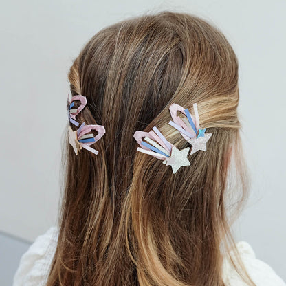 סט 4 סיכות לשיער כוכבים star trail hair clips Mimi&Lula