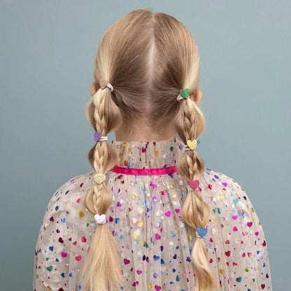 סט 8 גומיות מיני לב jazzy heart ponies Mimi&Lula