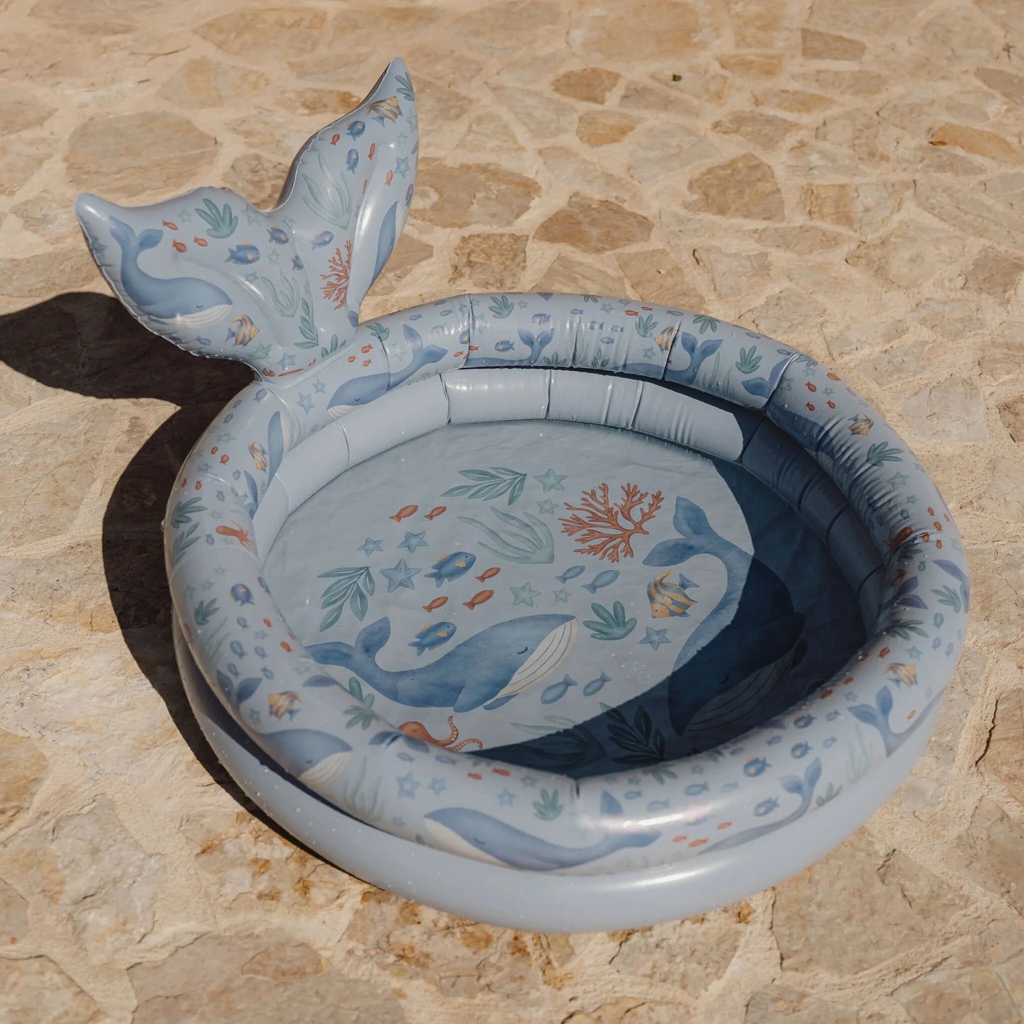 בריכה מתנפחת עם זנב  80 ס״מ | ocean blue Little Dutch