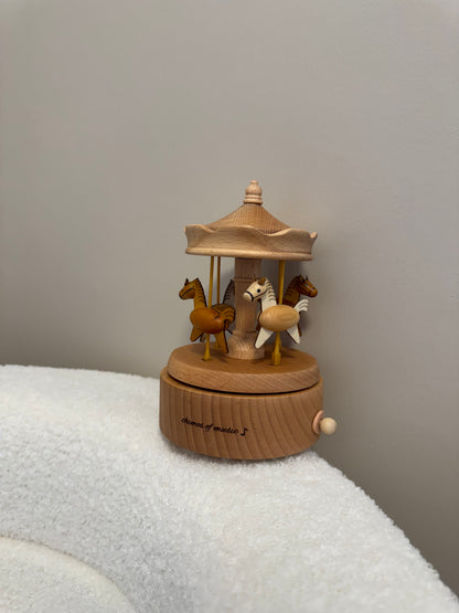 תיבת מוסיקה| קרוסלה סוסים chimes of music