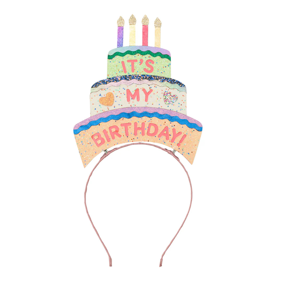 קשת עוגת יום הולדת נוצצת | Birthday cake headdress Mimi&Lula
