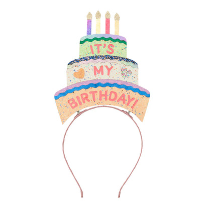 קשת עוגת יום הולדת נוצצת | Birthday cake headdress Mimi&Lula