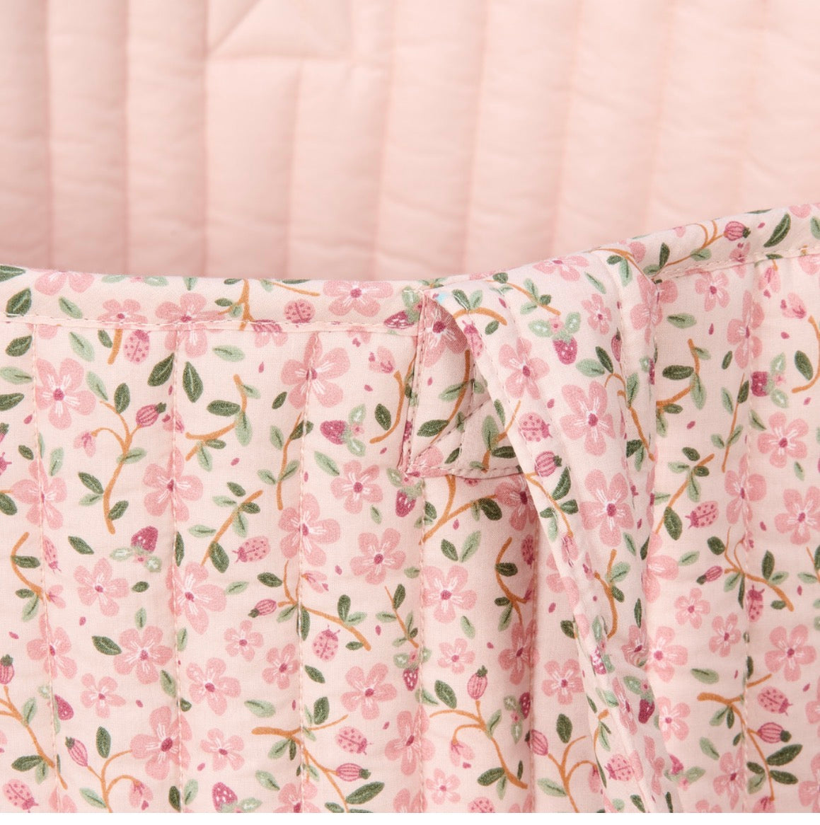 XL סל אחסון| pink floral little dutch