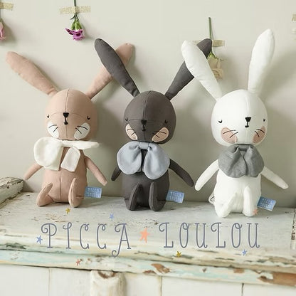 ארנב לבן בקופסת מתנה Picca Loulou