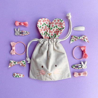 סט מתנה אביזרי שיער ארנב bunny hair gift set