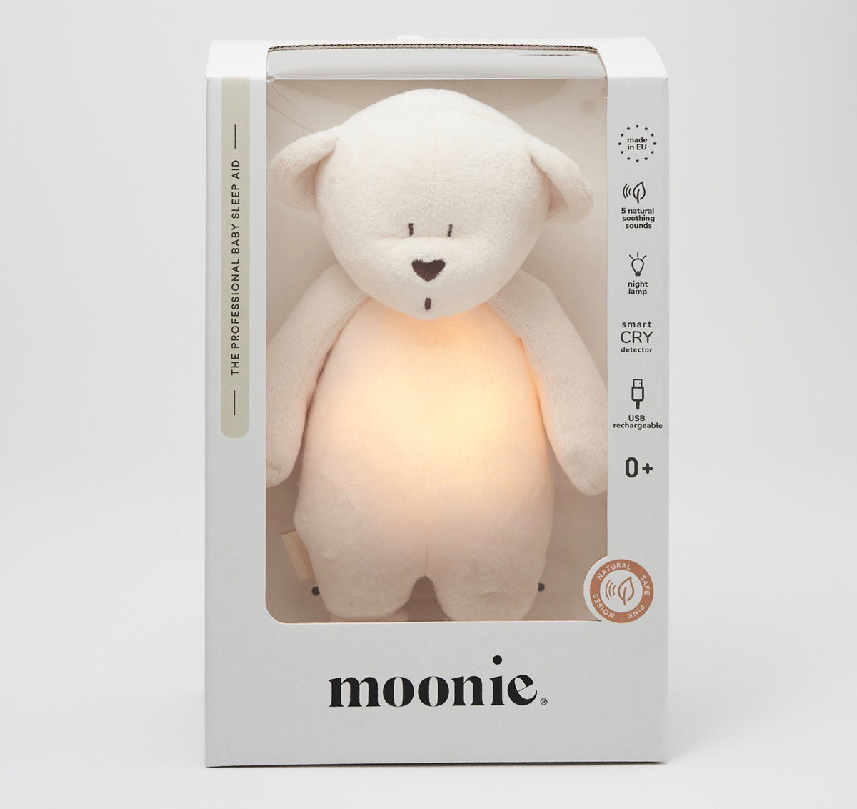 דב לילה טוב Moonie | כותנה אורגנית | קרם