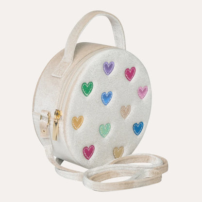 תיק לבבות צבעוני multi colored heart bag Mimi&Lula