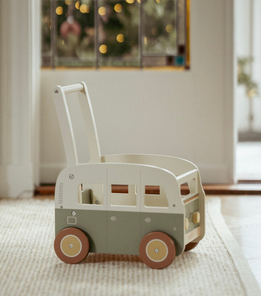 עגלת עץ וינטאג׳ Little Dutch