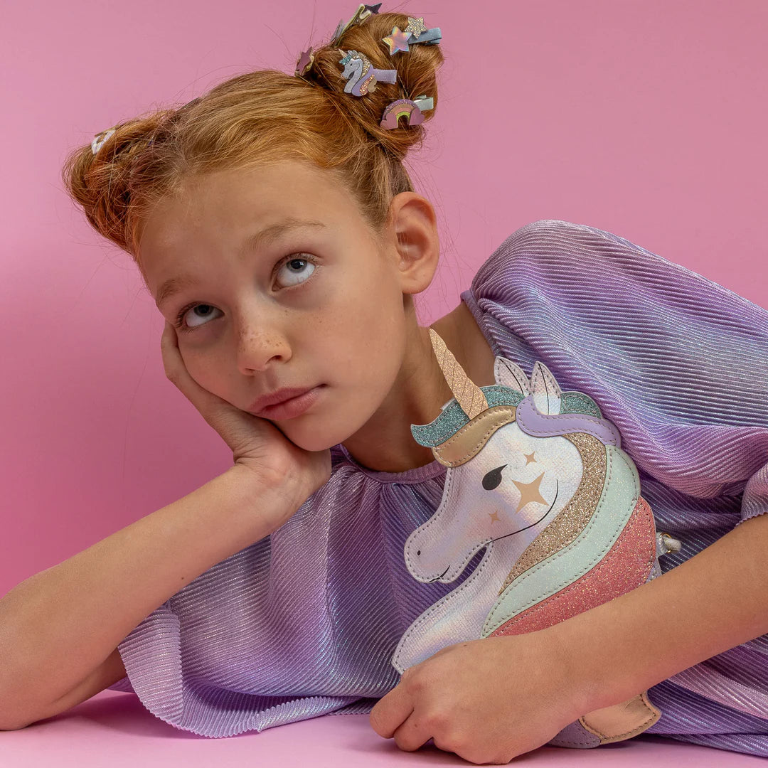 סט 8 סיכות שיער מיני Dreamy unicorn mini clips Mimi&Lula