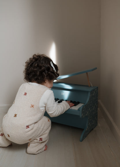 פסנתר עץ לתינוקות וילדים| כחול