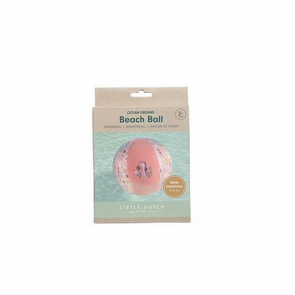 כדור חוף 35 ס״מ |  Ocean Dreams Pink Little Dutch