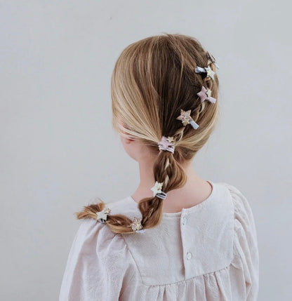 סט 8 סיכות כוכבים קטנות מנצנצות Mimi&Lula