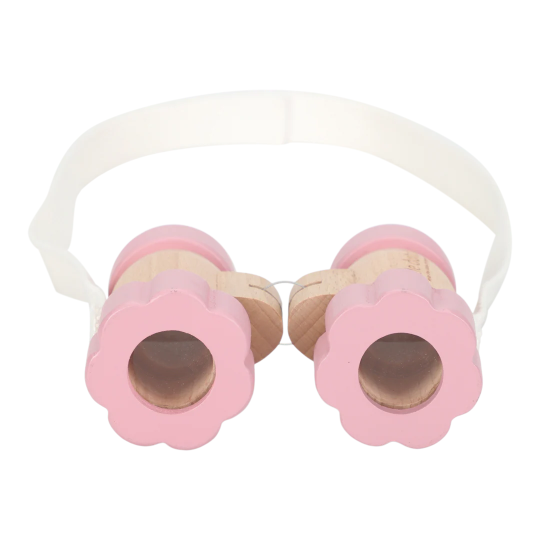 משקפת עץ| ורוד גן פיות