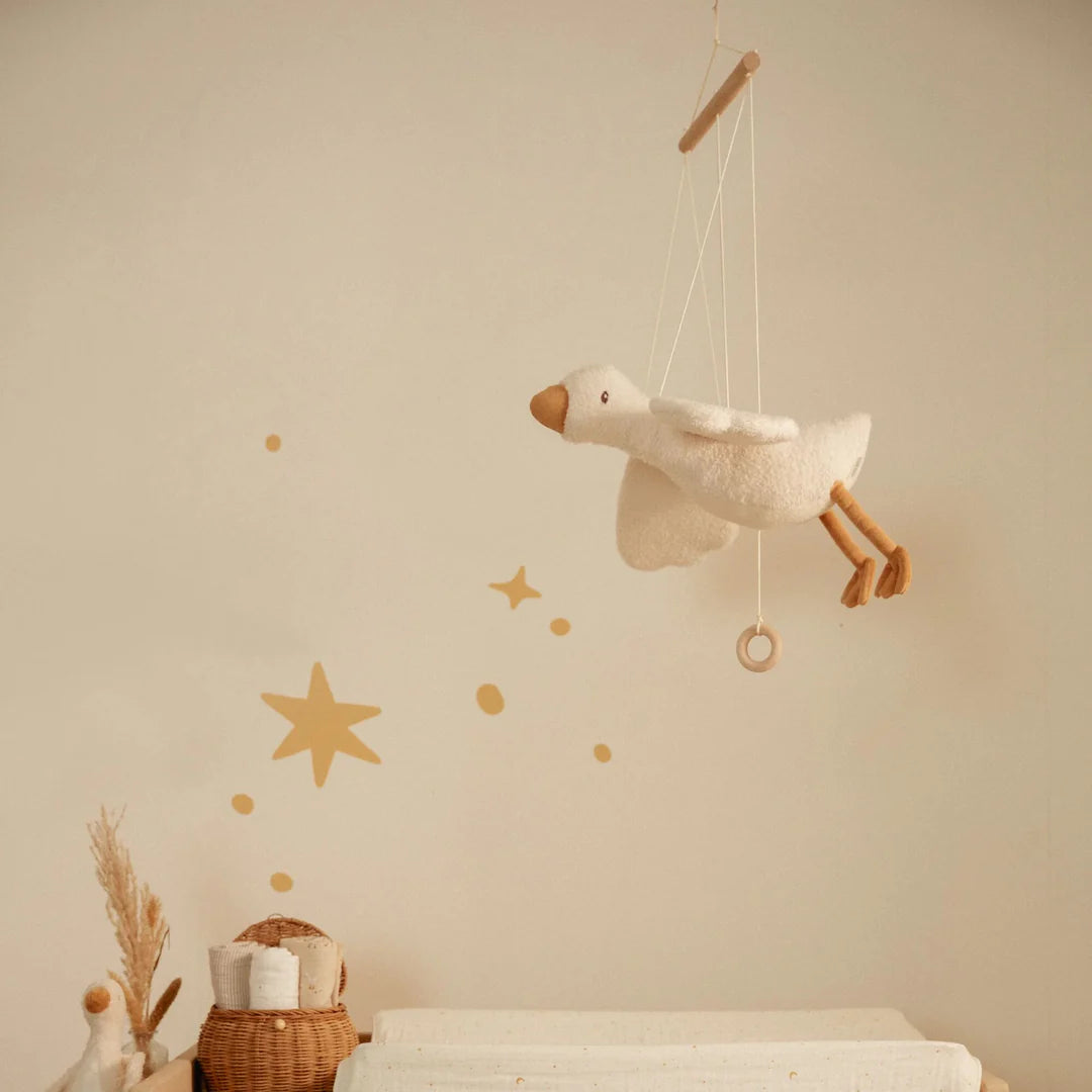 מובייל דקורטיבי אווז תלוי מעופף Little Goose Hanging Decoration | newborn naturals Little Dutch