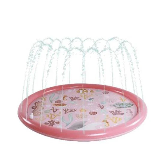 שטיח מים מזרקה Sprinkler Mat |  ocean dreams pink Little Dutch