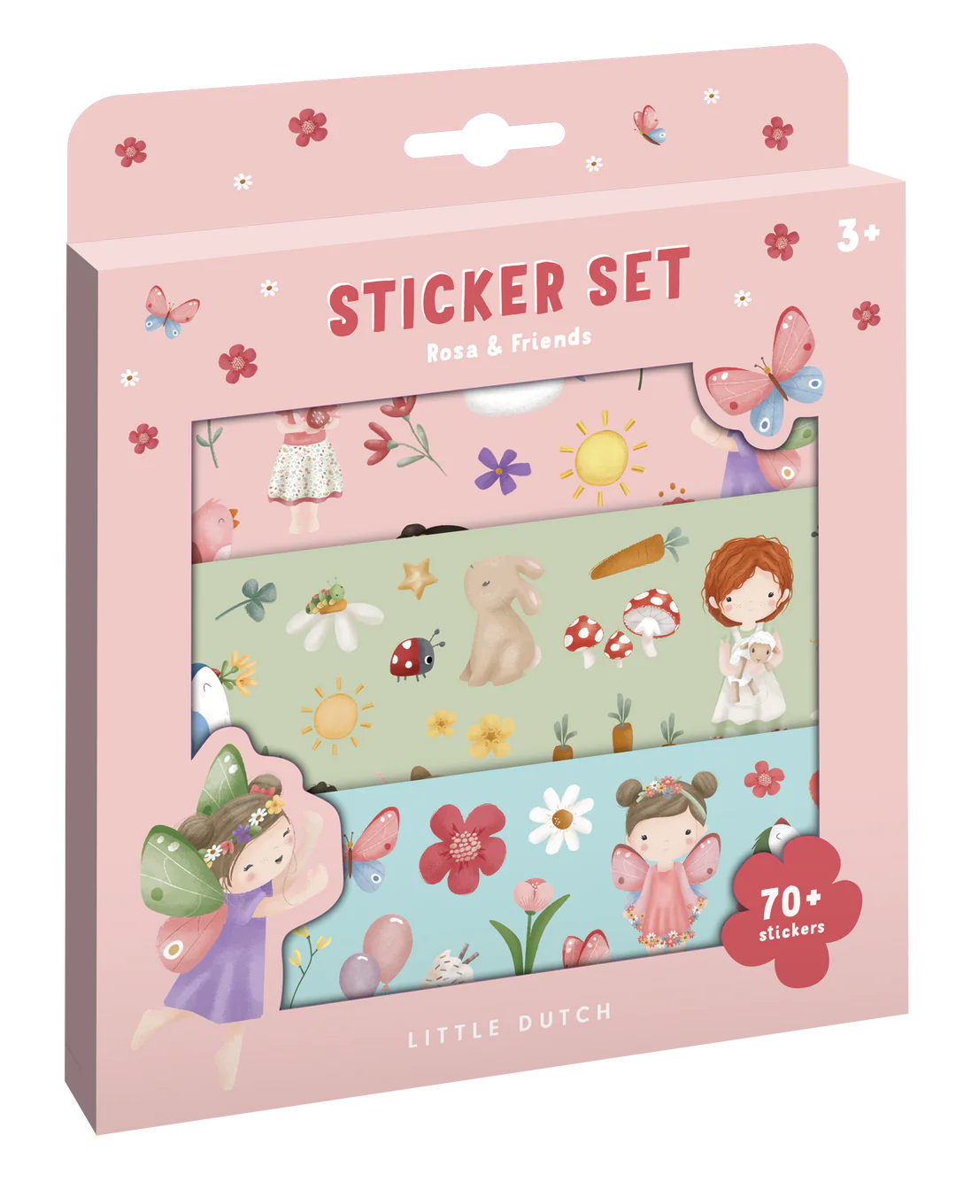דפי מדבקות rosa&friends| Little Dutch