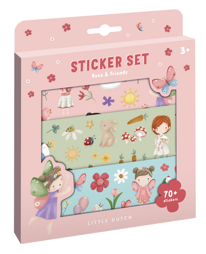 דפי מדבקות rosa&friends| Little Dutch