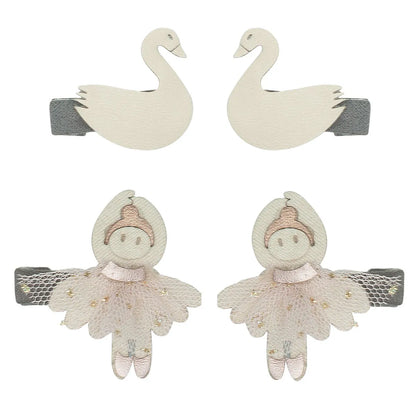 סט 8 סיכות מיני לשיער swanlake mini clips Mimi&Lula