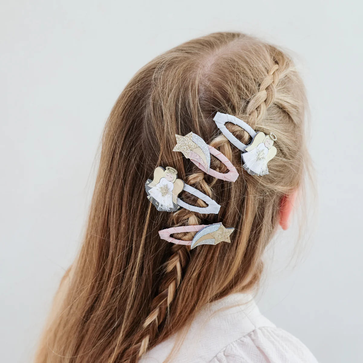 סט 4 סיכות שיער מלאך Angel clips Mimi&Lula