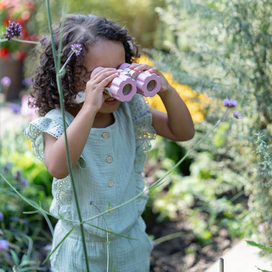 משקפת עץ| ורוד גן פיות