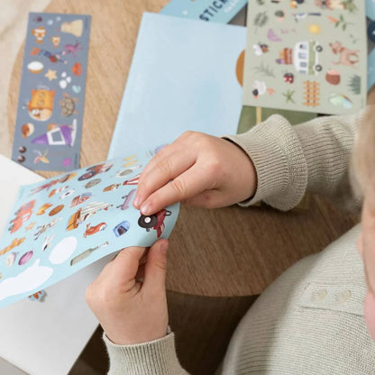 דפי מדבקות Jim & Friends |Little Dutch