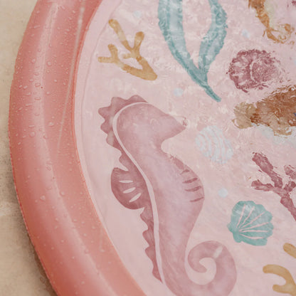 שטיח מים מזרקה Sprinkler Mat |  ocean dreams pink Little Dutch