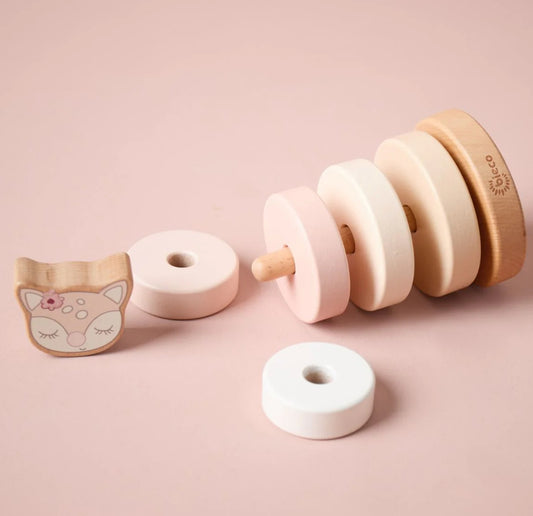 מגדל טבעות מעץ אלה האיילה  bieco