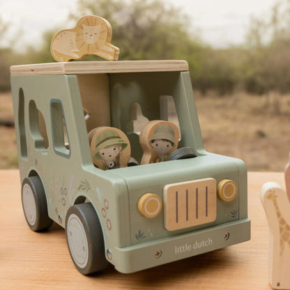 משחק מיון צורות מעץ | מכונית ספארי safari friends Little Dutch