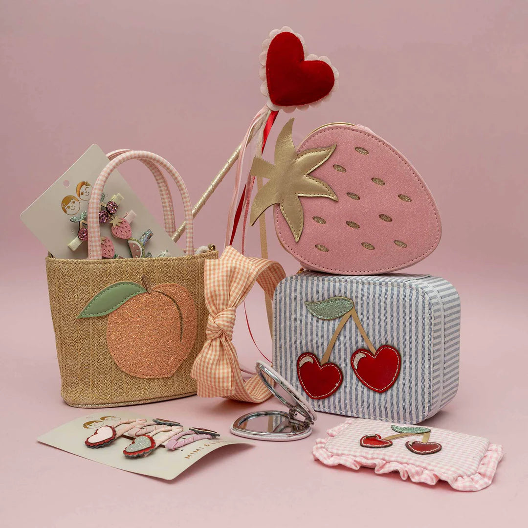 סט 4 סיכות לבבות Scalloped heart clic clacs Mimi&Lula