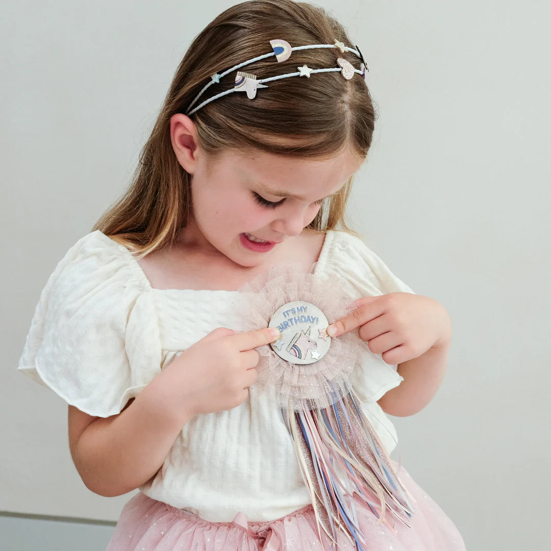 סיכת יום הולדת חד קרן Mimi&Lula