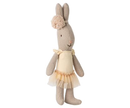 ⁦Maileg Rabbit Micro |Ballet suit and skirt cream⁩
