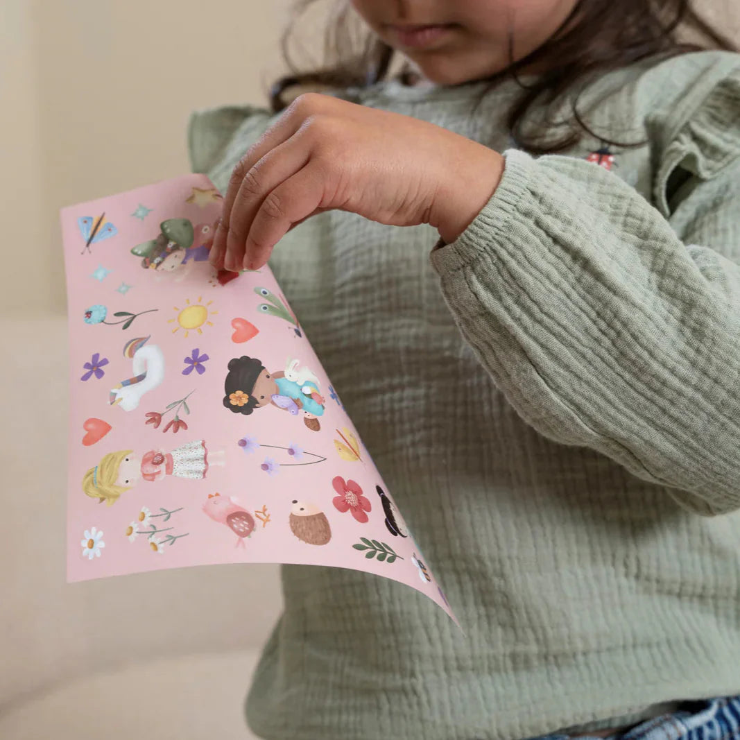 דפי מדבקות rosa&friends| Little Dutch