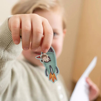 דפי מדבקות Jim & Friends |Little Dutch