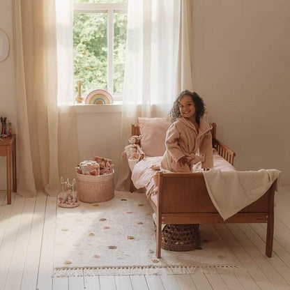 סל אחסון גדול | גן פיות Quilted Basket Large Fairy Floral Little Dutch