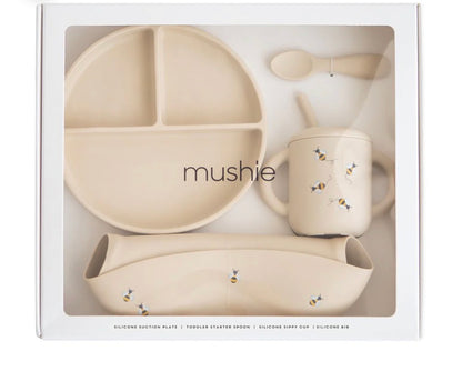 ערכת האכלה מסיליקון | ביג׳ Mushie