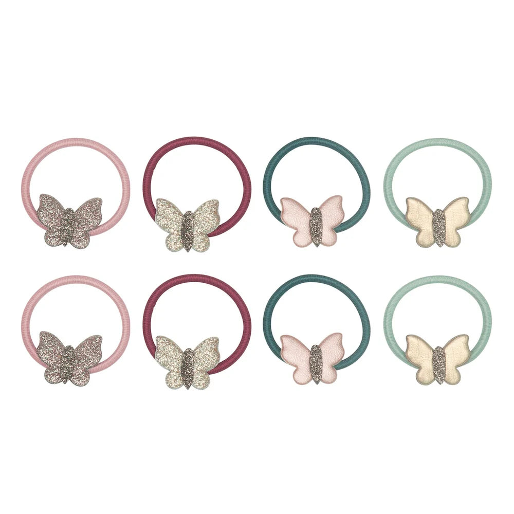 סט 8 גומיות קטנות לשיער פרפרים Mini Butterfly Hair Ponies
Mimi&Lula