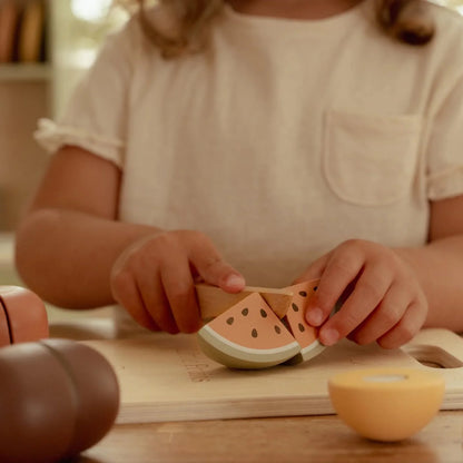 סט פירות מעץ לחיתוך Little Dutch