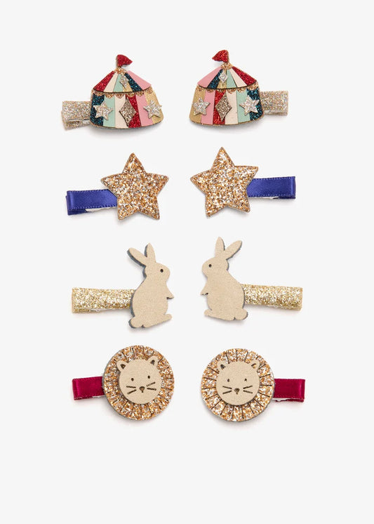 סט 8 סיכות קטנות לשיער circus Mimi&Lula