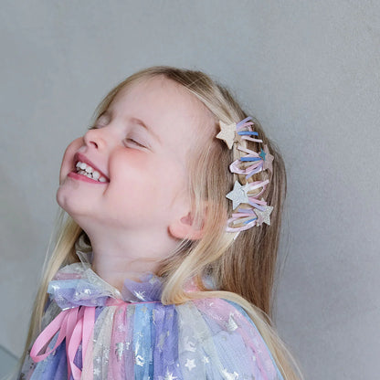 סט 4 סיכות לשיער כוכבים star trail hair clips Mimi&Lula
