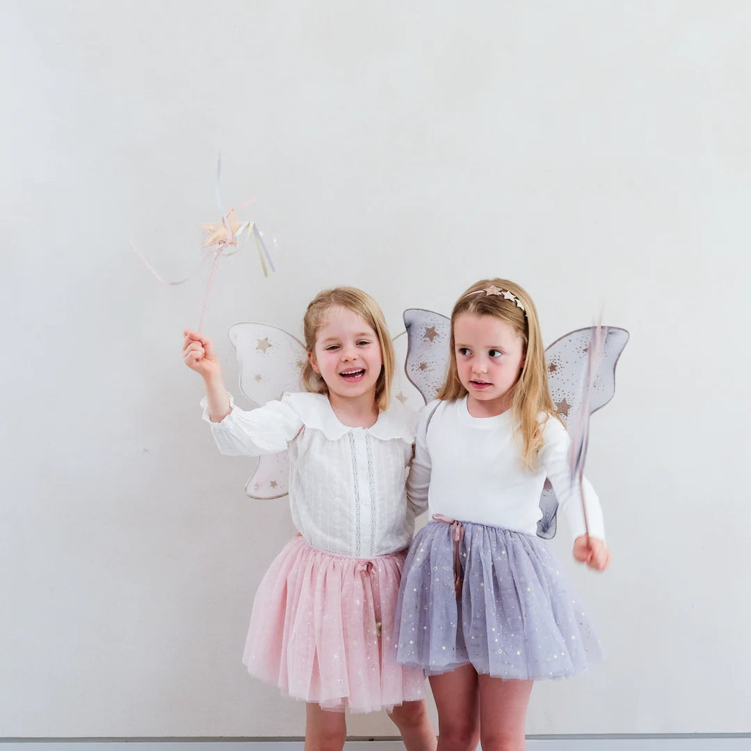 כנפיים פיית כוכבים ורוד זהב Star Fairy Wings |Pink gold Mimi&Lula