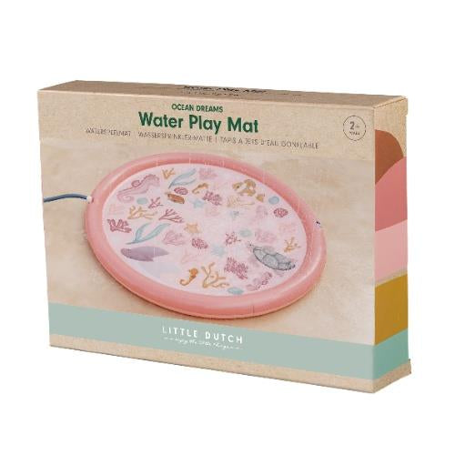 שטיח מים מזרקה Sprinkler Mat |  ocean dreams pink Little Dutch