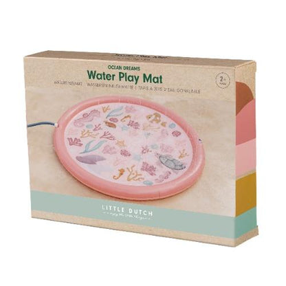 שטיח מים מזרקה Sprinkler Mat |  ocean dreams pink Little Dutch
