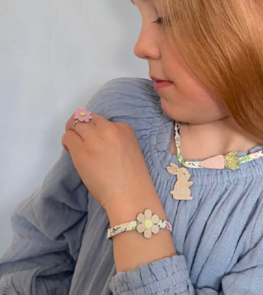 סט תכשיטים ארנב bunny jewelry set Mimi&Lula