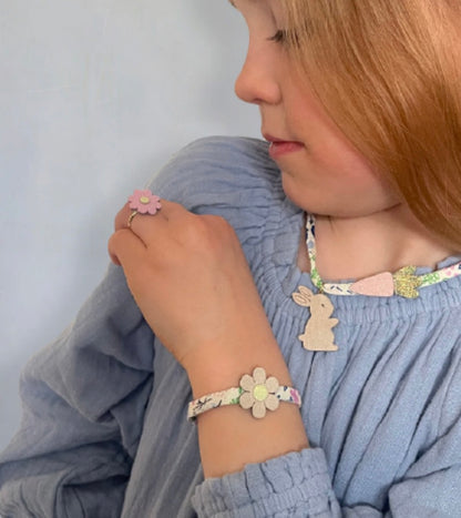 סט תכשיטים ארנב bunny jewelry set Mimi&Lula