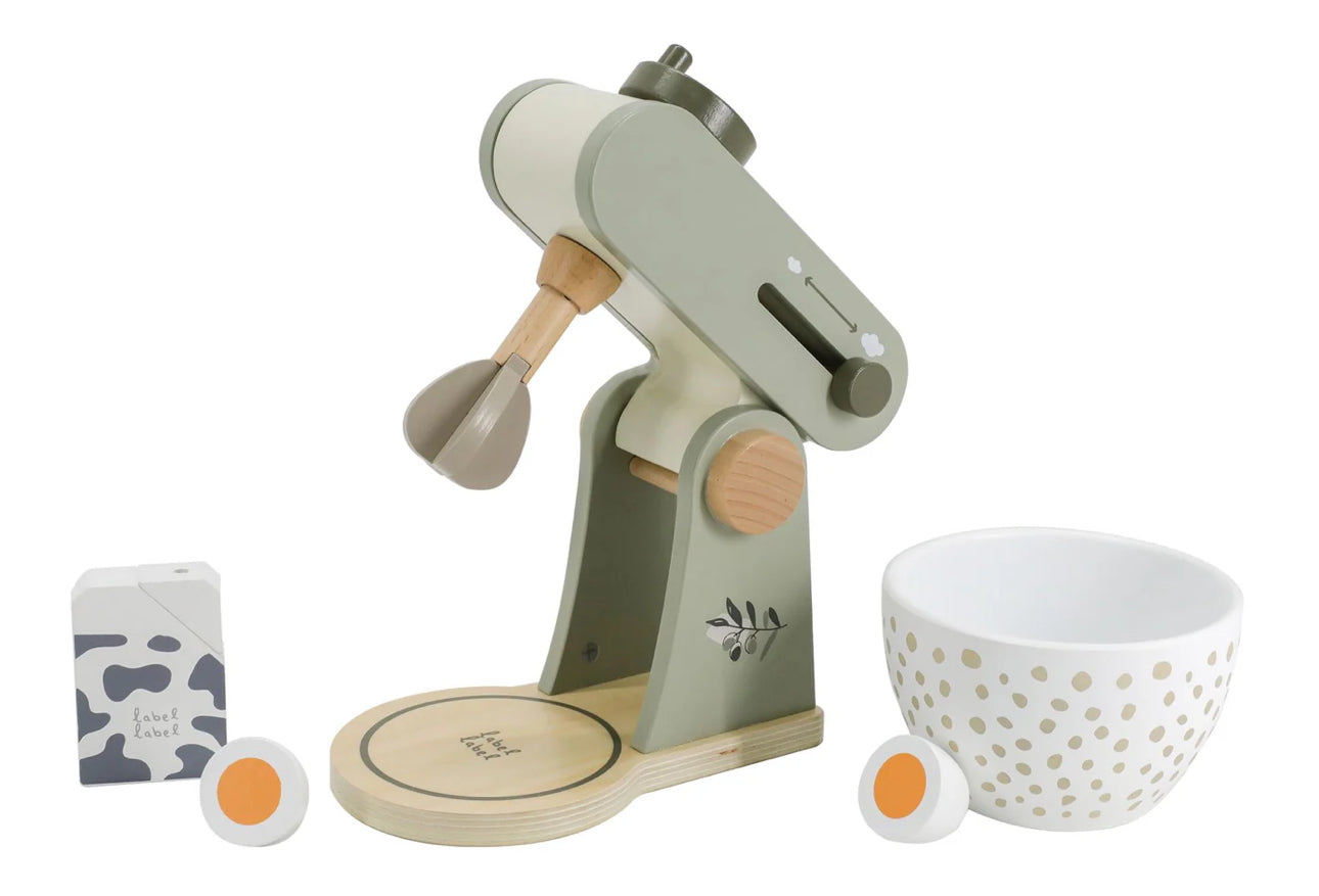 מיקסר עם מצרכים| ירוק זית