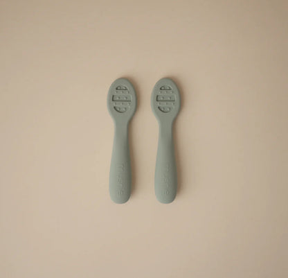 זוג כפיות סיליקון לטעימות| קיימברידג' סאנד