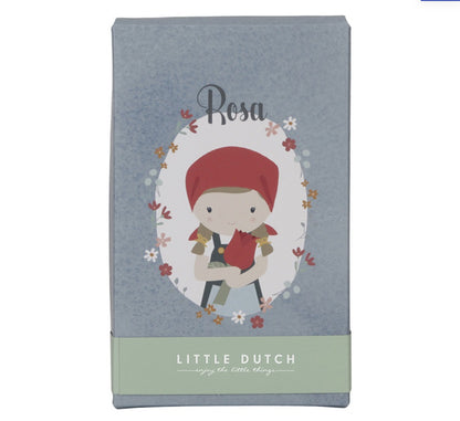 רוזה החקלאית עם טוליפ אדום